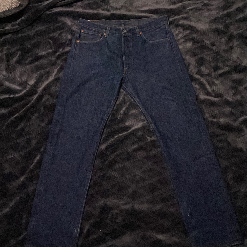 Dark blue Levis 501s size 34x34
